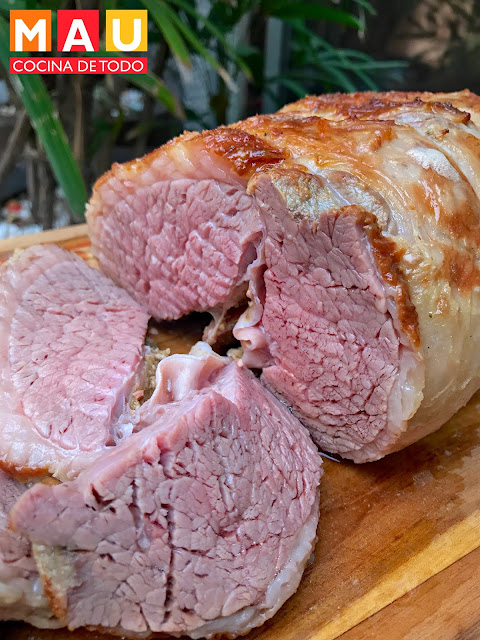 mau cocina de todo roast beef con pesto al horno tapa de ribeye receta