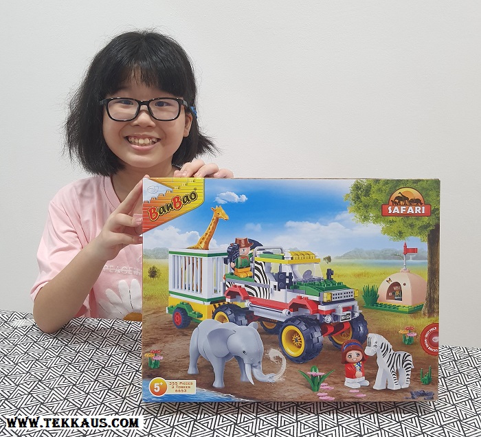 BanBao Brick Toys For Girls Safari Park