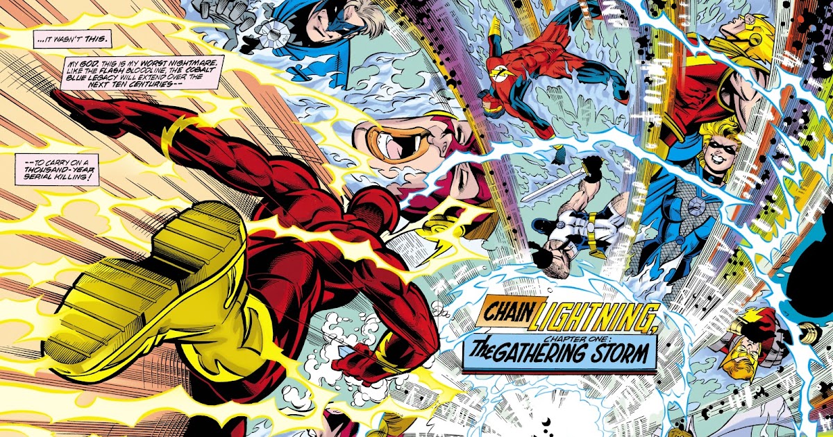 Grandes Momentos DC 49 Chain Lightning Cobalt Blue vs Flash Art'in