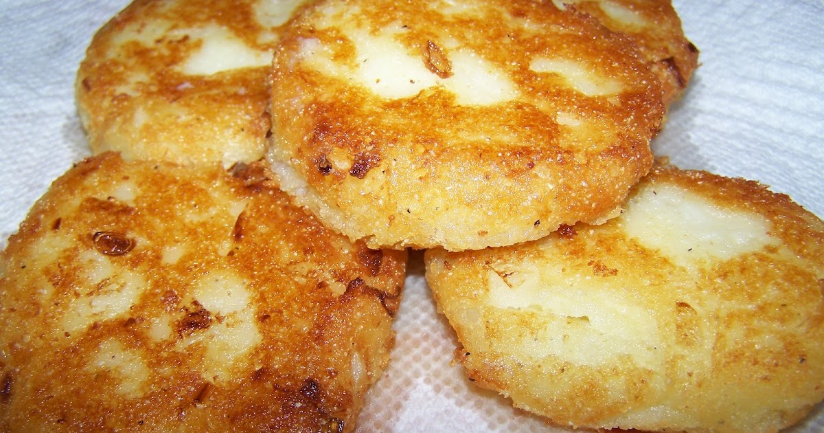 Fried Potato Cakes Using Leftover Mashed Potatoes