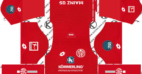 mainz fc kit