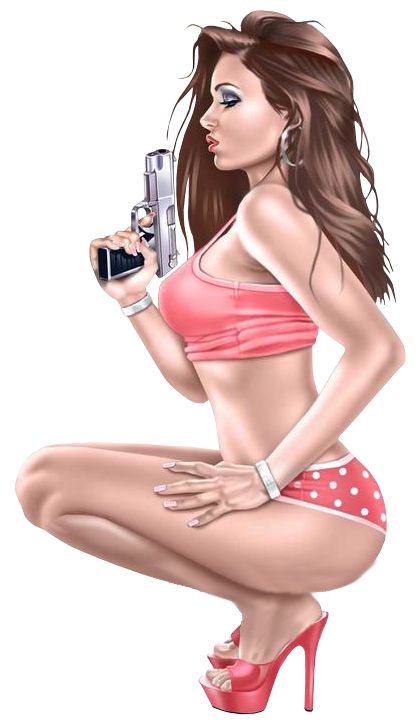 Decided to change it up today, and provide a few pinup illustrations from K...