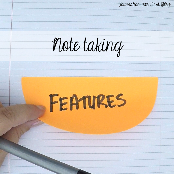 Fun ideas for using Kmart Rainbow Post It Notes in your classroom