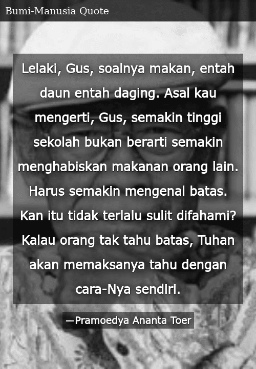 8 Quote Kece Dari Film Bumi Manusia Mana Favoritmu