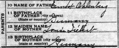 Michigan Department of Community Health, Division for Vital Records and Health Statistics, "Michigan, Deaths Records 1867-1950," database, Ancestry (www.ancestry.com : accessed 24 Jul 2020), entry for John Coates, died 1 Oct 1934.