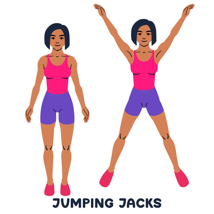 10 Benefits of Jumping Jacks & How to do a Jumping Jack