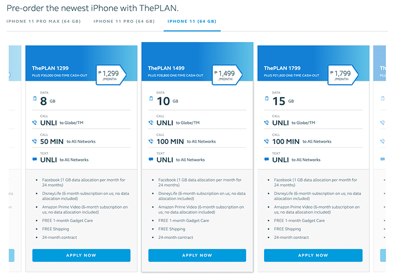 globe mobile plans business