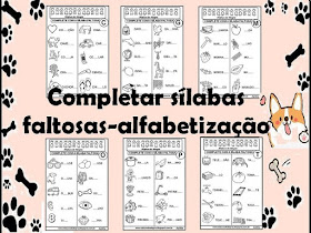 Atividades de alfabetização