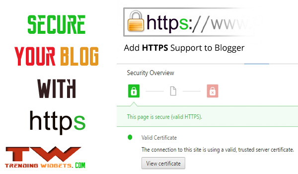 Secure your Blogspot Blog with HTTPS Protocol in 5 Steps