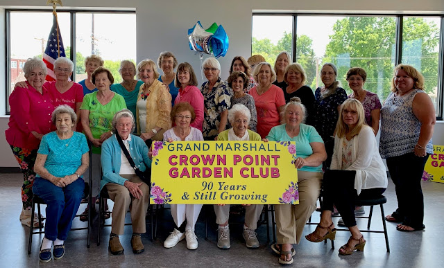 Celebrating 90 years, the Crown Point Indiana Garden Club is looking ahead to a flower filled future for the community.