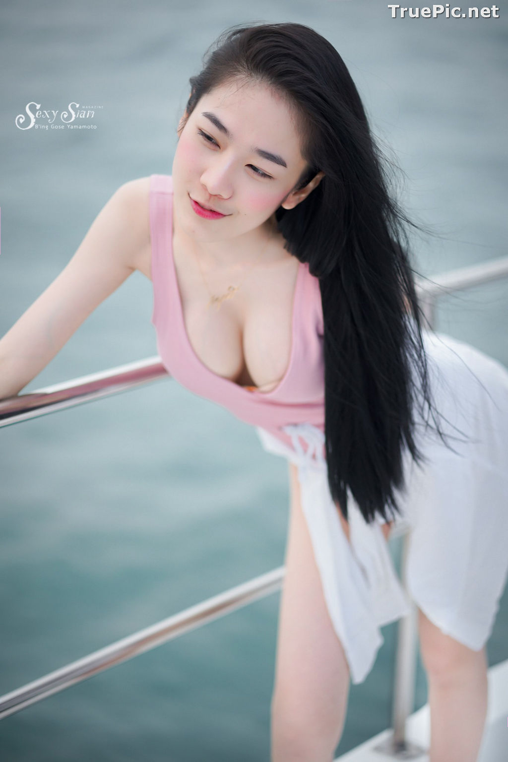 Image Thailand Model - Patcharin Srikunchai - Pink Monokini and Jean Pants - TruePic.net - Picture-20