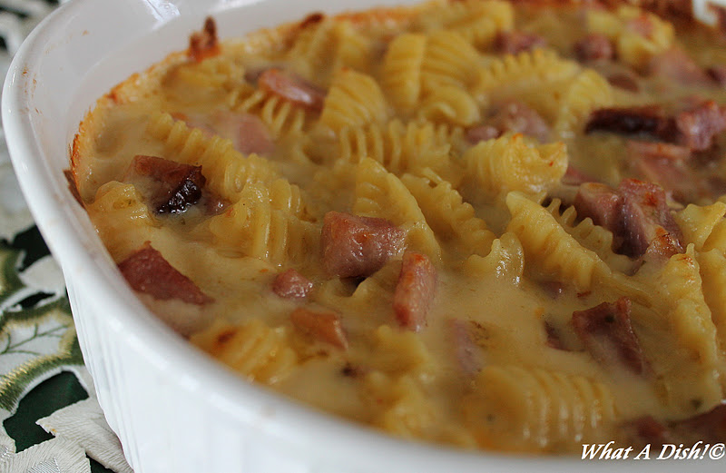 What A Dish! Christmas Leftover Mac & Cheese