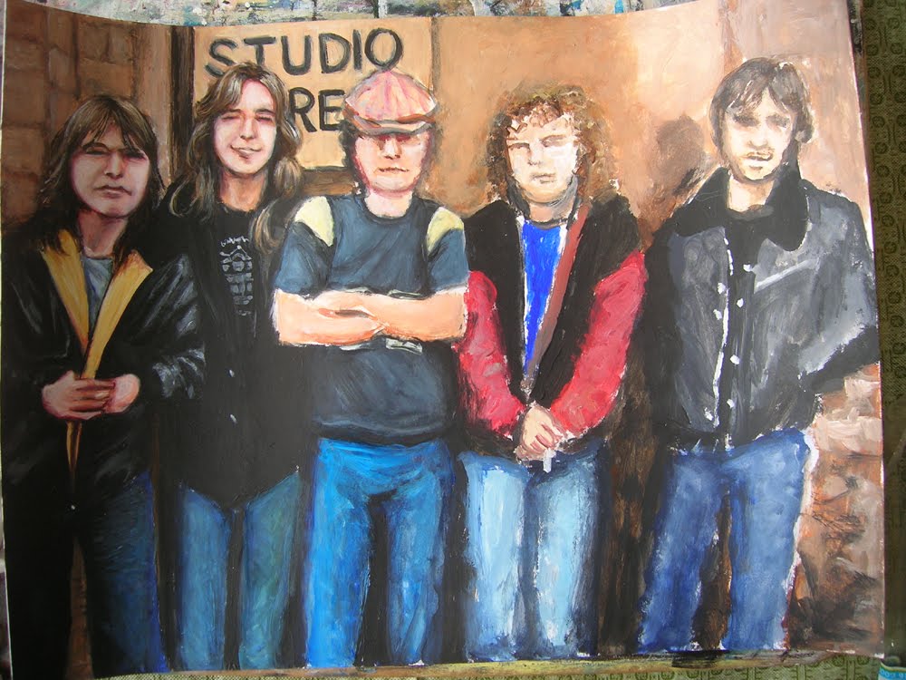 My Good Babushka: AC/DC 100 Greatest Hard Rock Artists Portrait Challenge