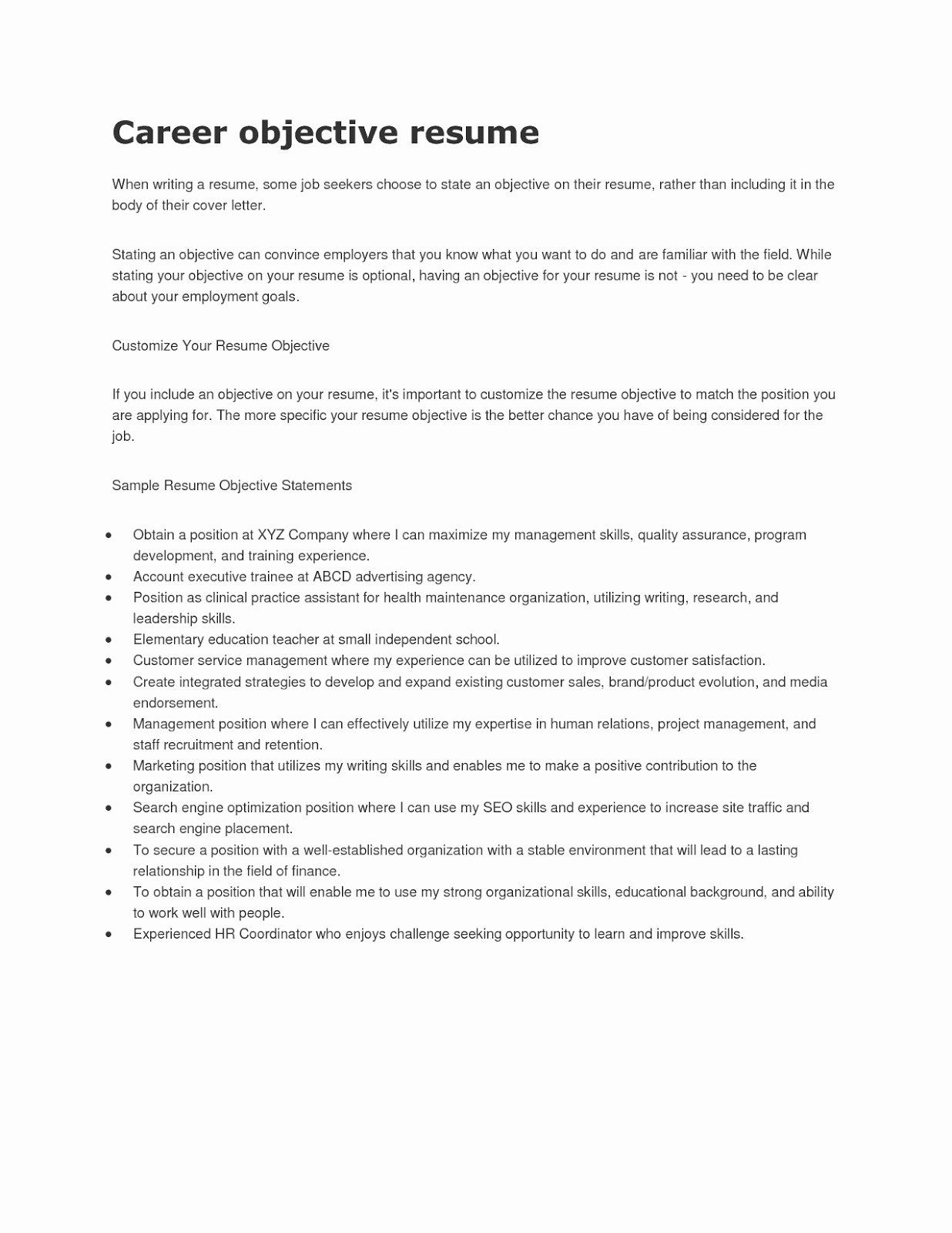 general job resume objective 2019 general job resume format general job resume summary 2020 general job resume objective examples general job resume sample general manager resume job description general manager job resume