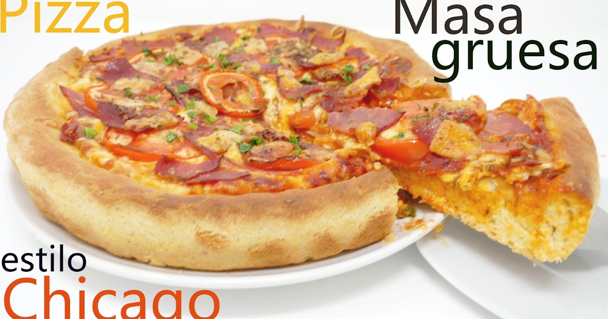 Pizza masa gruesa