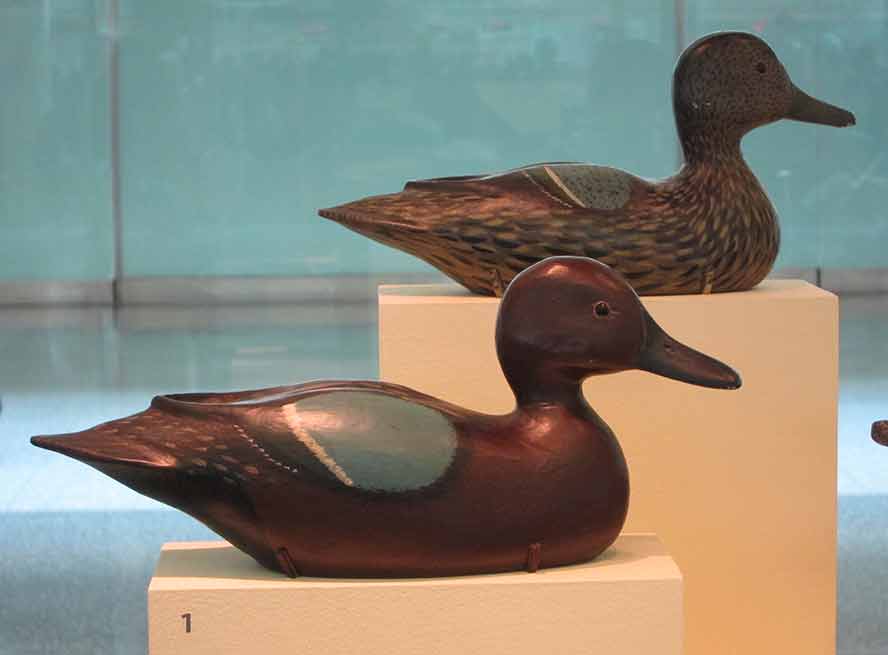 Duck decoy exhibit at SFO airport Lloyd's Blog