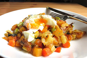 Anything Hash & Perfectly Poached Eggs