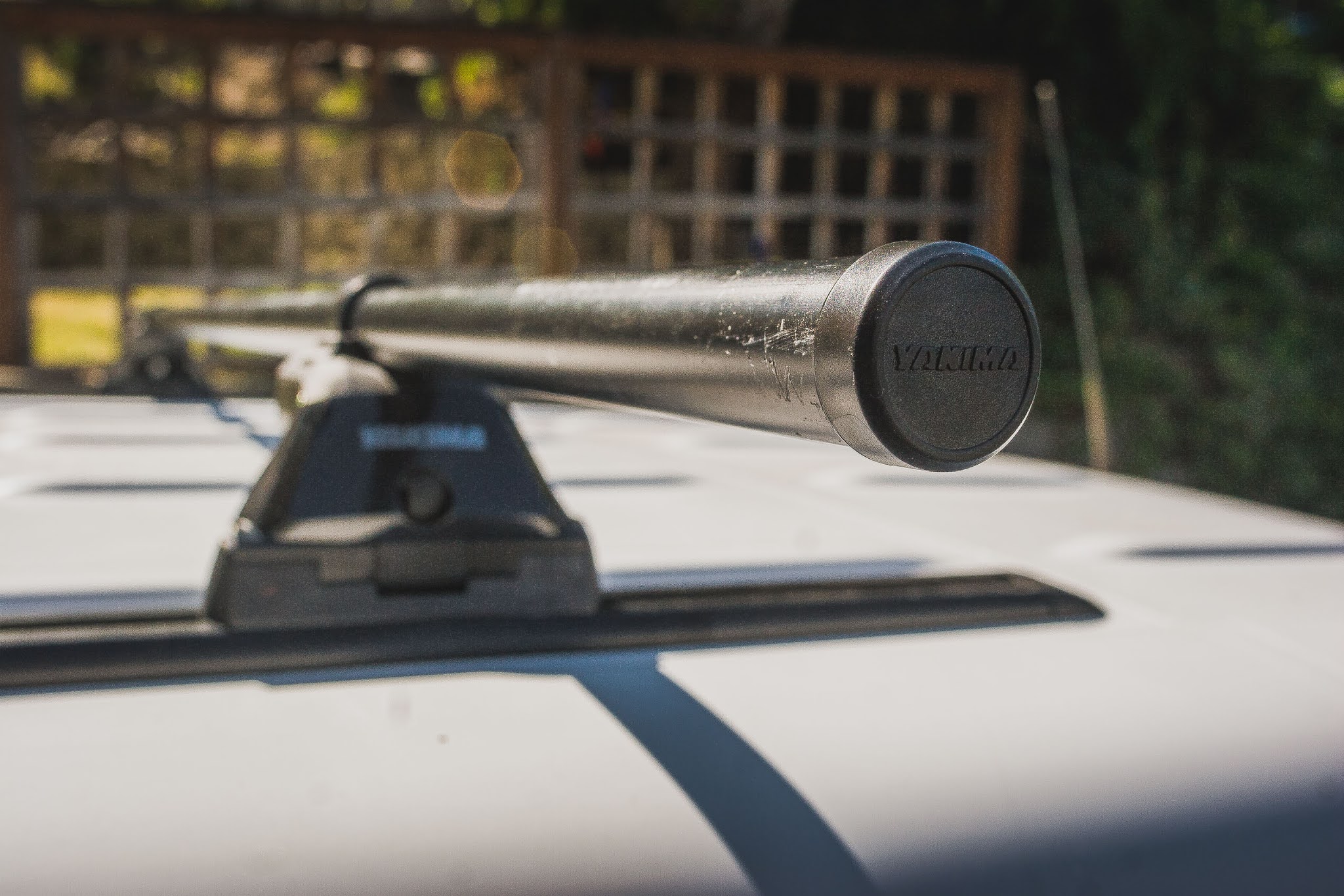 Sprinter van Yakima roof rack and awning