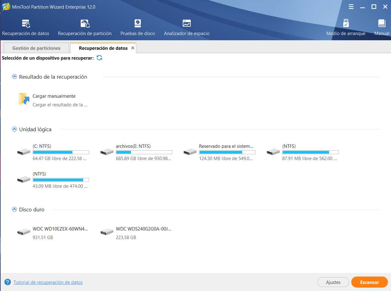 MiniTool Partition Wizard Enterprise 12.0