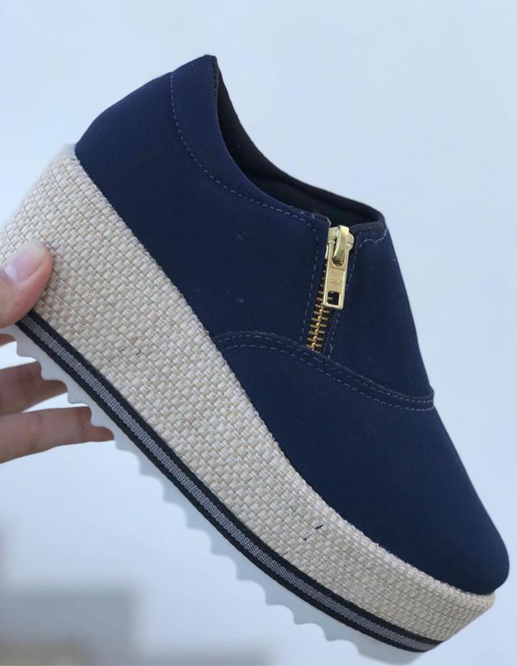 sapatenis azul marinho feminino
