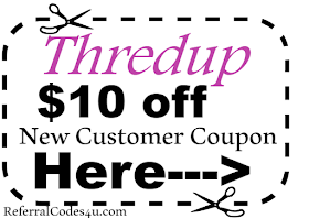 thredup new customer code