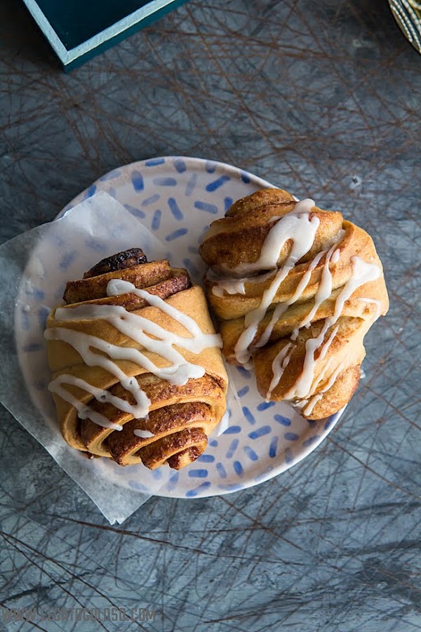 Rolls de canela mariposa vía elgatogoloso.com