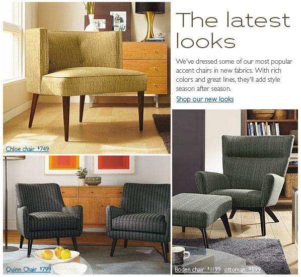 Jenn Ski Latest Looks From Room And Board Just Got An Email Today From Room And Board Wow Loving These New Chairs That Chloe Chair Is Amazing