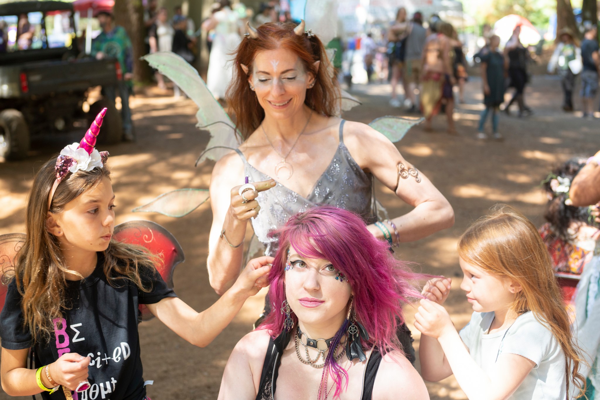 Faery Hair: Sparkling in dark places; Fairy Hair Sparkles in Portland in  September ✨🍄🧚