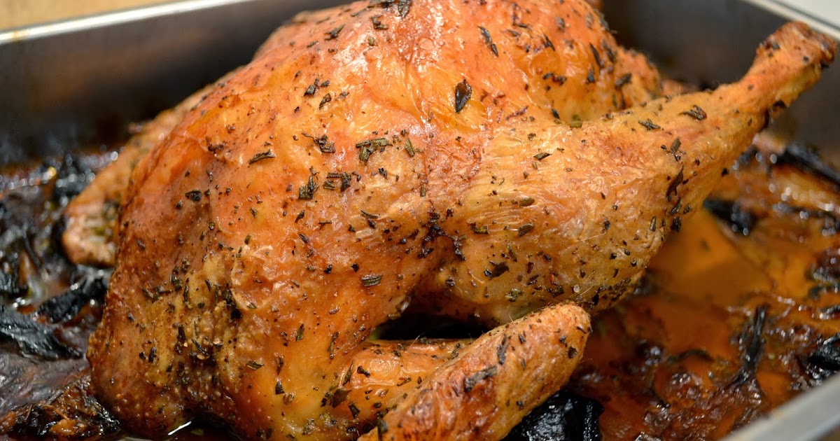 Gute Nahrung macht glücklich : Knuspriges Brathähnchen mit Kräutern und ...