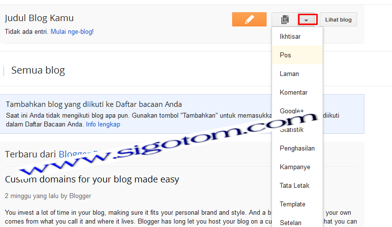 Blogspot: Cara membuat/mendaftar blogger-blog