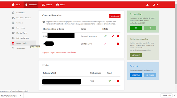 Les informo que la Plataforma Patria generará su propia #PetroWallet de forma automática y progresiva + preguntas frecuentes Les informo que la Plataforma Patria generará su propia #PetroWallet de forma automática y progresiva + preguntas frecuentes