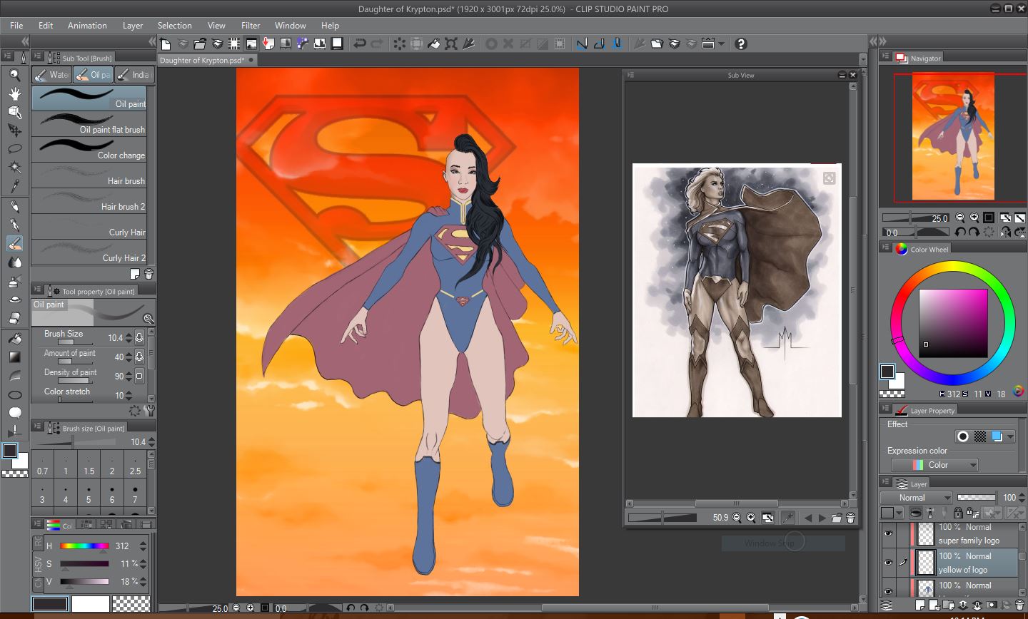 Passion for Art Update for Clip Studio Paint from 1.5.4 to 1.6.2 new features include new blend