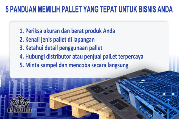 5 panduan memilih pallet plastik untuk bisnis