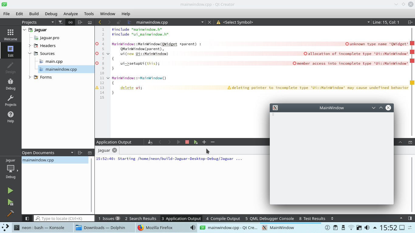 Setup Complete Qt Development Tools on KDE Neon