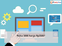  Pulsa 5000 harga Rp3500?