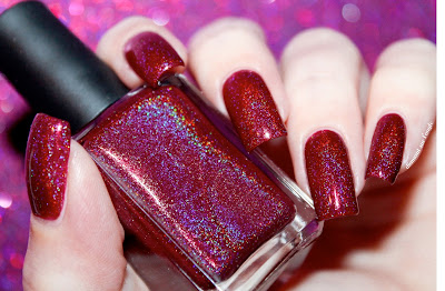 Swatch of the nail polish "Holiday 2015" from Enchanted Polish