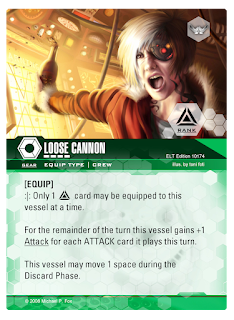 Dog Fight: Starship Edition Crew card Loose Cannon