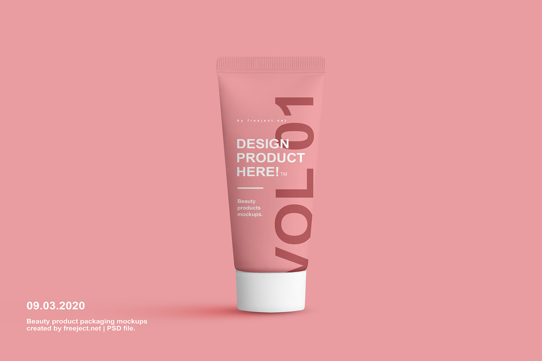Beauty Product Packaging Mockups Design Vol 1 Psd File