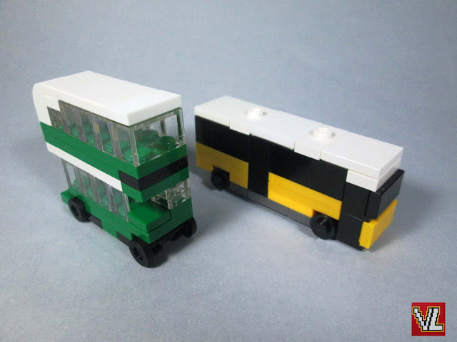  MOC LEGO: duas gerações de autocarros da Carris em micro escala.