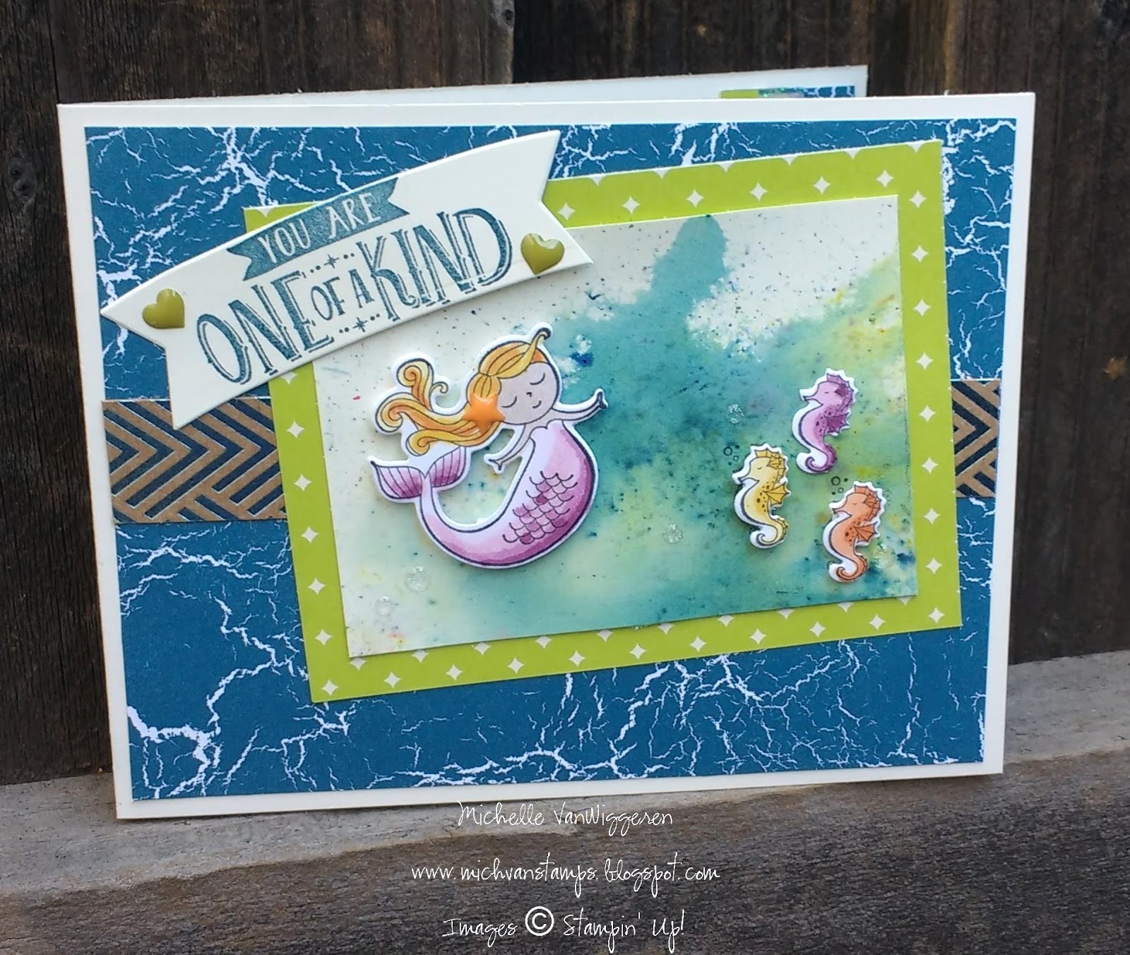 Michelle's Great Paper Chase: Many Magical Mermaid Cards