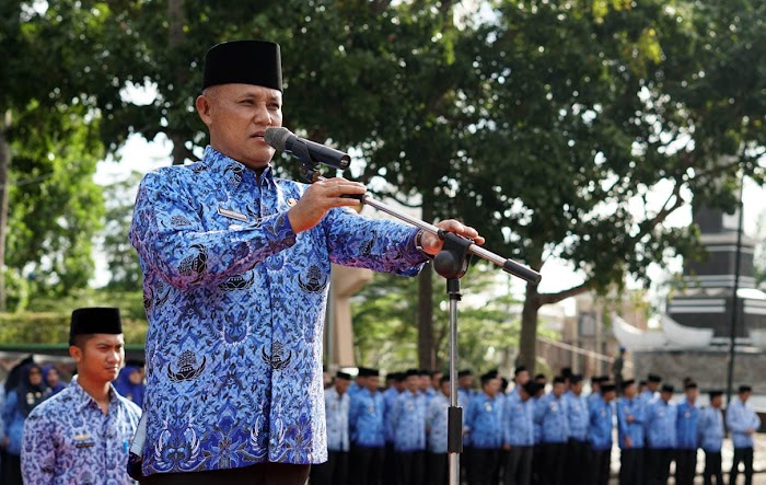Plt. Bupati Lamsel Nanang Ermanto"Tingkatkan Disiplin Kinerja dan Integritas Para ASN Pemkab Lamsel.