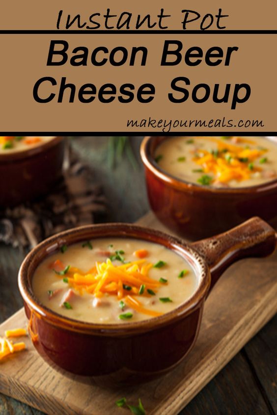 Bacon Beer Cheese Soup Homemade Healthy Recipe