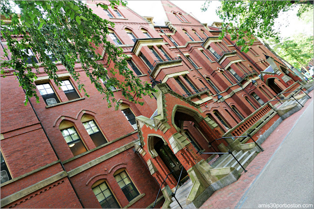 Matthews Hall en el Campus de la Universidad de Harvard