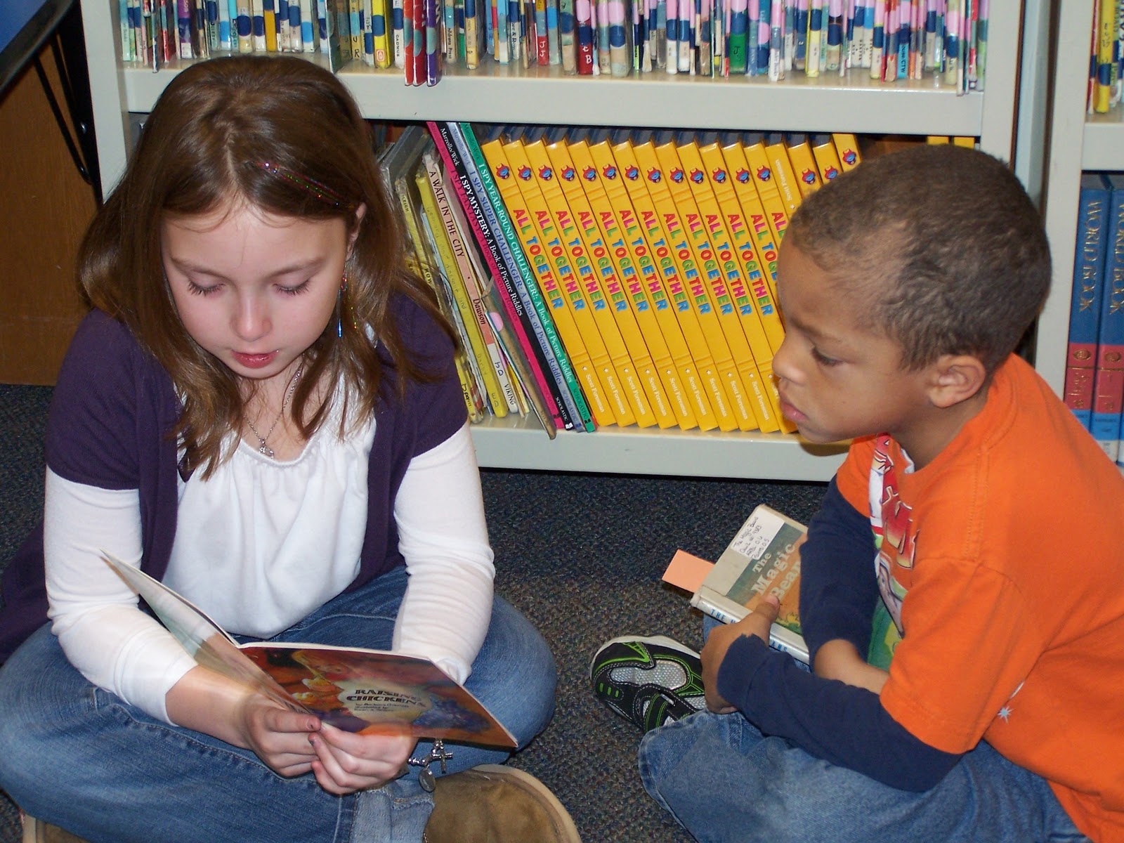 Mrs. Stites' first grade class: 3rd graders work on Fluency