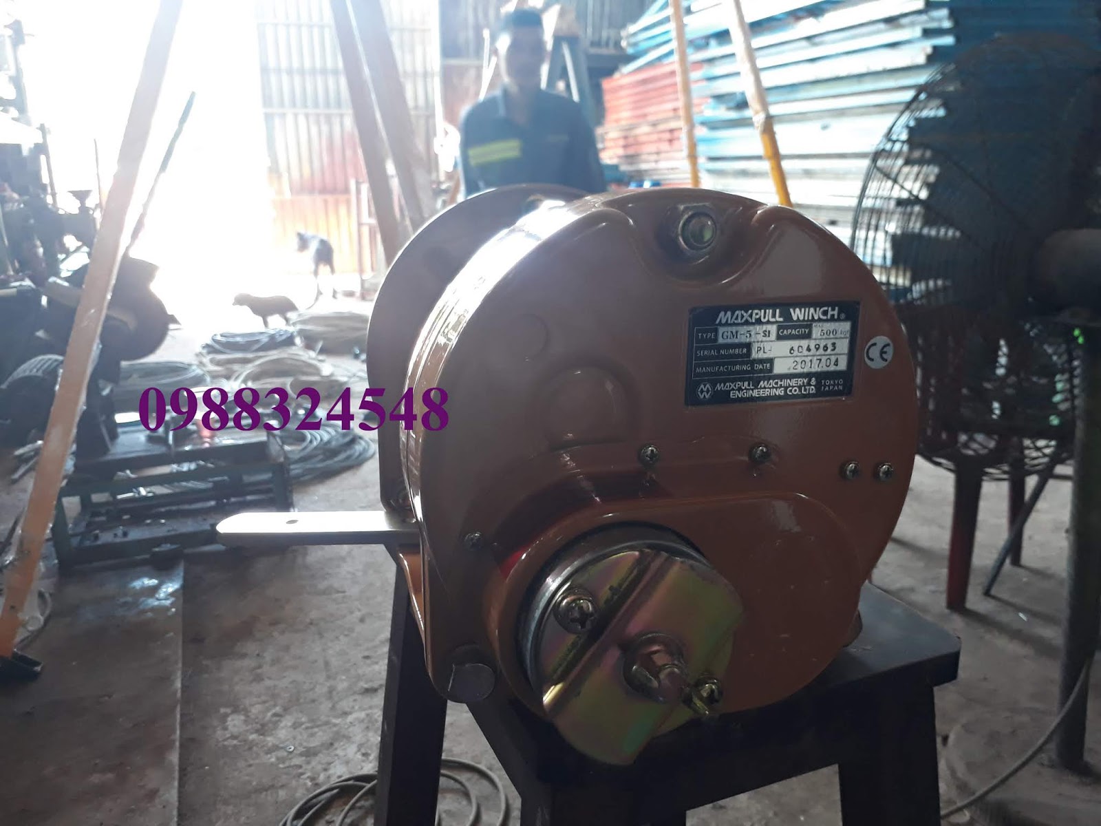 Tời quay tay Maxpull GM-5-SI 500kg