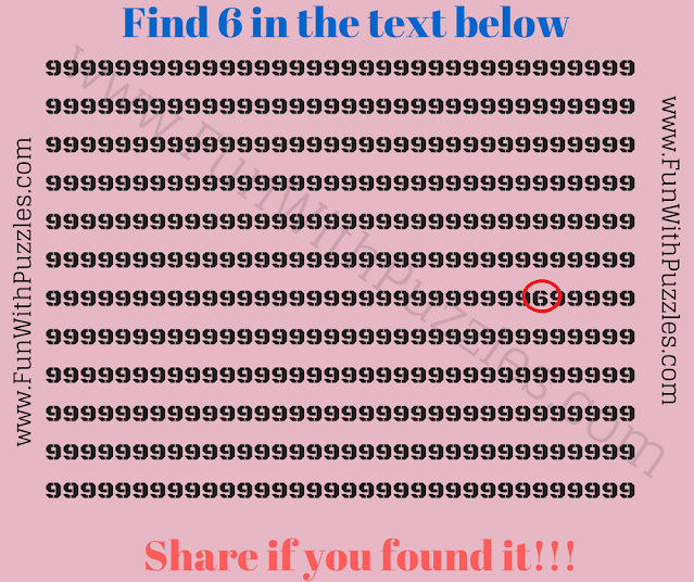 Answer of Hidden Number Picture Brain Teaser for Kids
