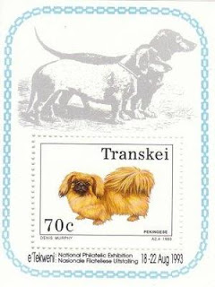 1993年トランスカイ ペキニーズの切手シート