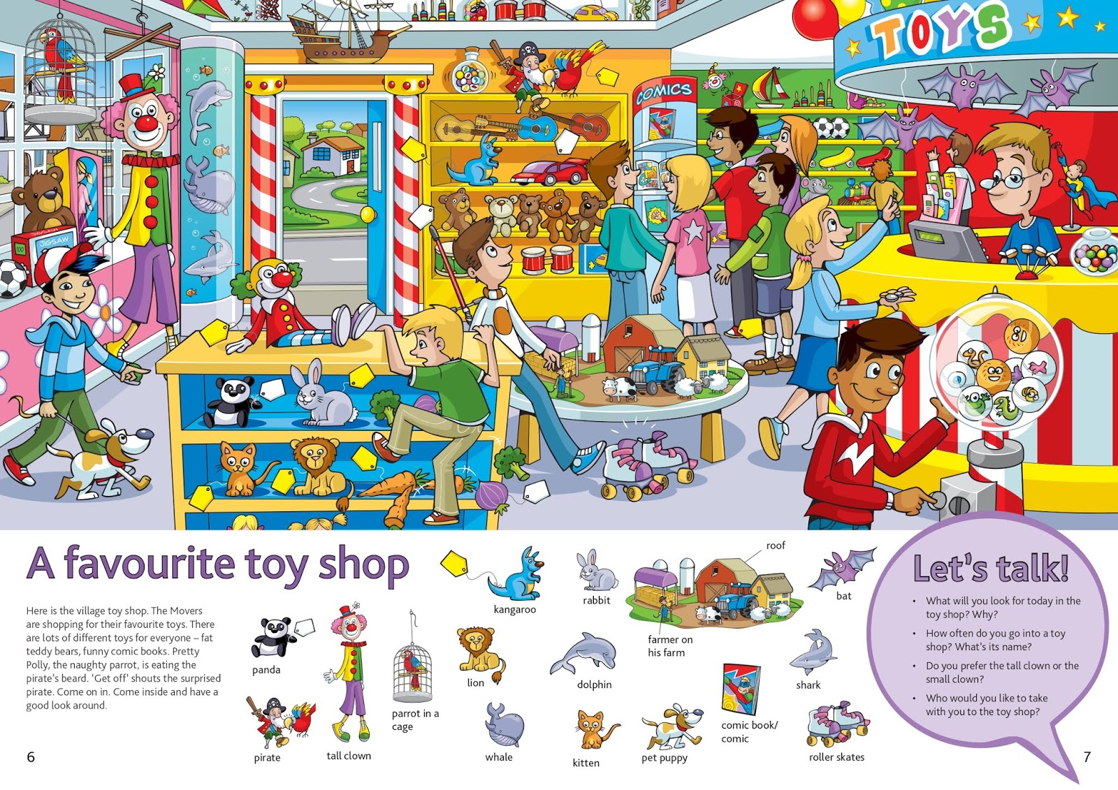 My favourite game is. At the Toy shop. Describe the picture. Find the differences Movers. Picture description for Kids.