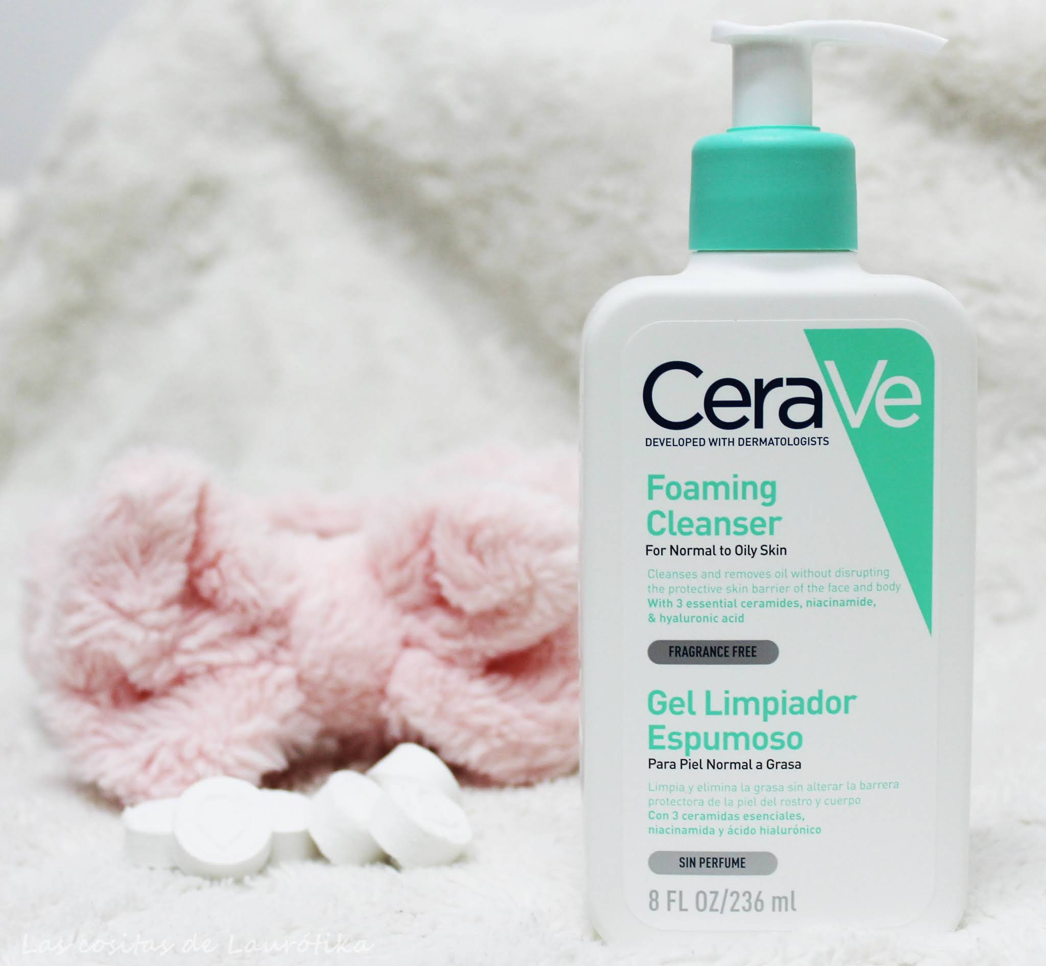 Gel limpiador espumoso de CeraVe Las cositas de Laurótika