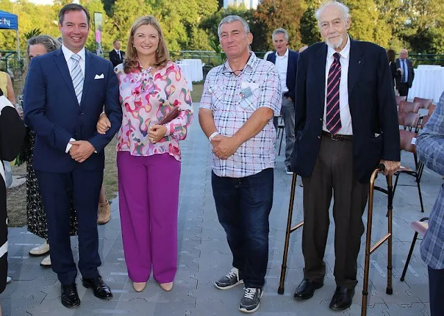 Hereditary Grand Duke Guillaume and Hereditary Grand Duchess Stephanie